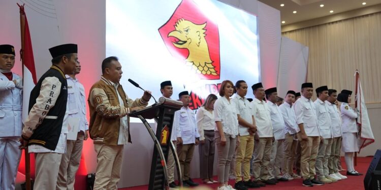 Ketua Harian DPP Gerindra Melantik Bappilu Gorontalo untuk Memenangkan Prabowo Subianto pada Pemilu 2024